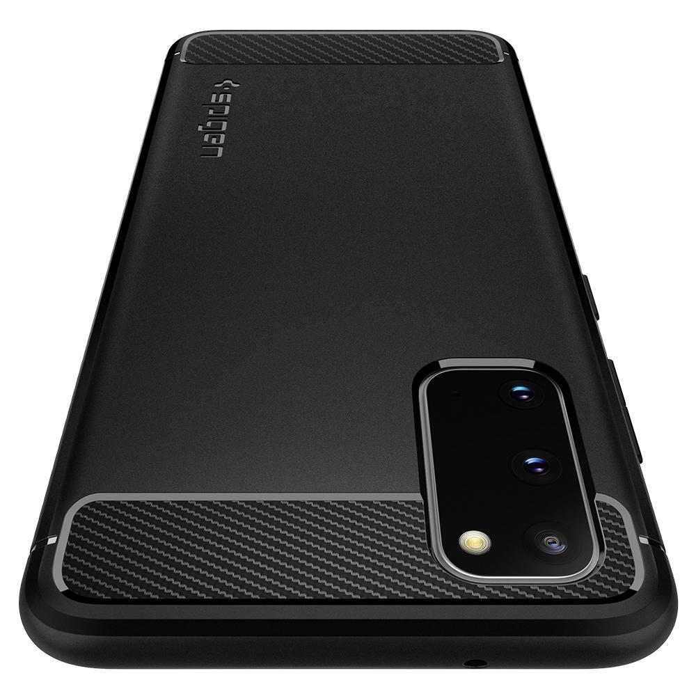 Kaitseümbris Rugged Armor, Samsung Galaxy S20, must, Spigen - Image 5