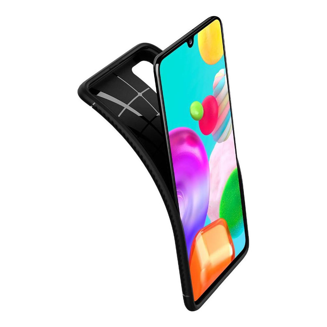 Kaitseümbris Rugged Armor, Samsung Galaxy A41, must, Spigen - Image 3