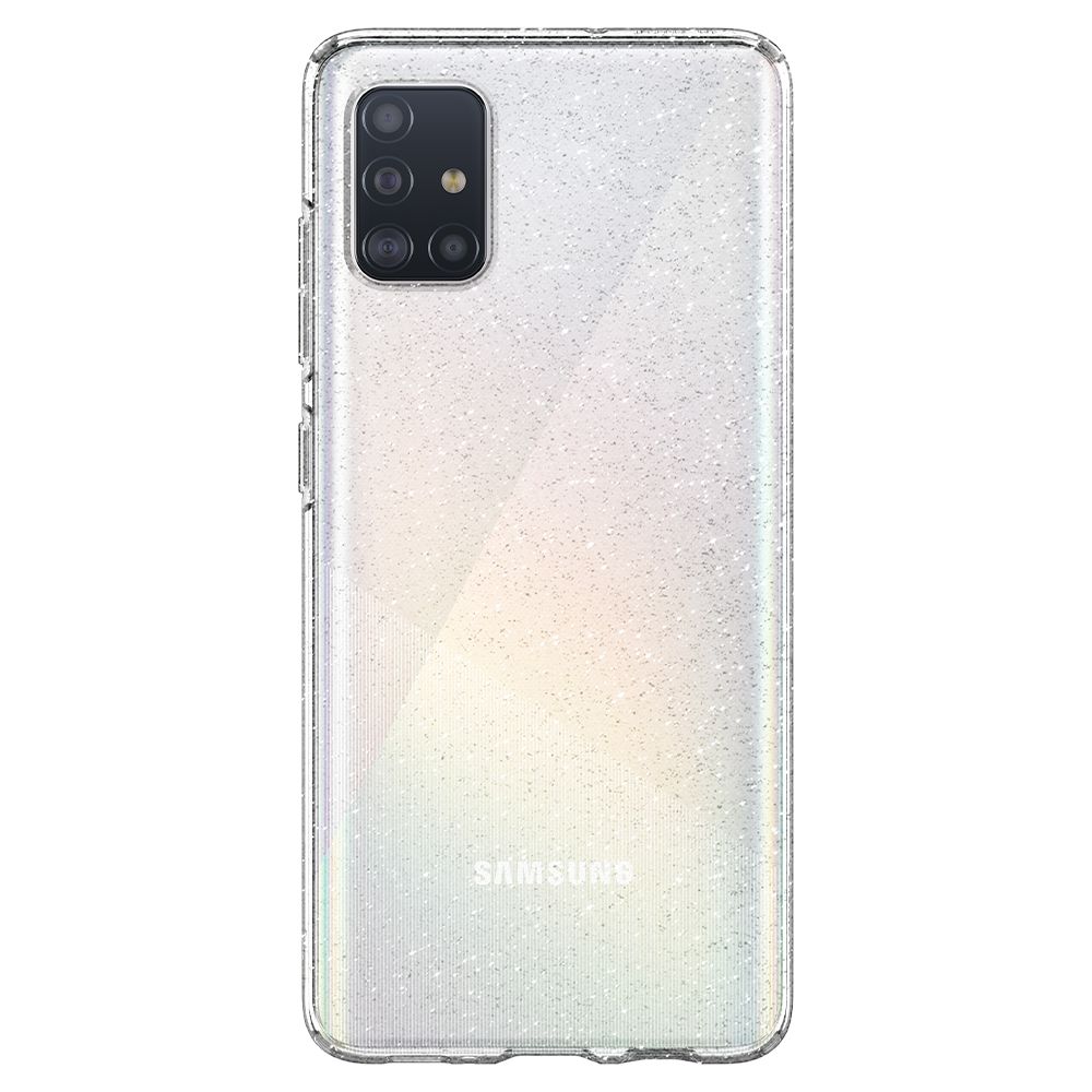 Kaitseümbris Liquid Crystal Glitter, Samsung Galaxy A51, läbipaistev, sädelusega, Spigen - Image 4