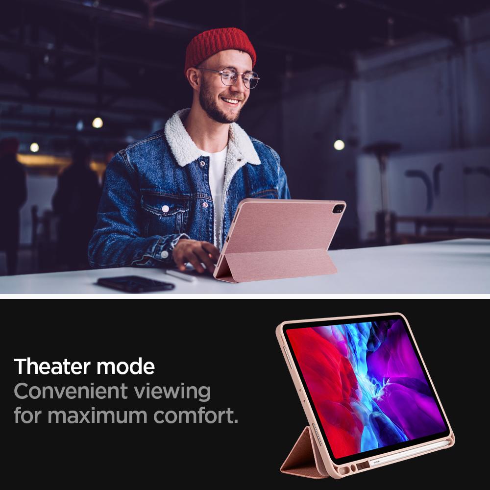 Kaitsekaaned Urban Fit, Apple iPad Pro 11" (2018/2020/2021/2022), roosakuldne, Spigen - Image 5