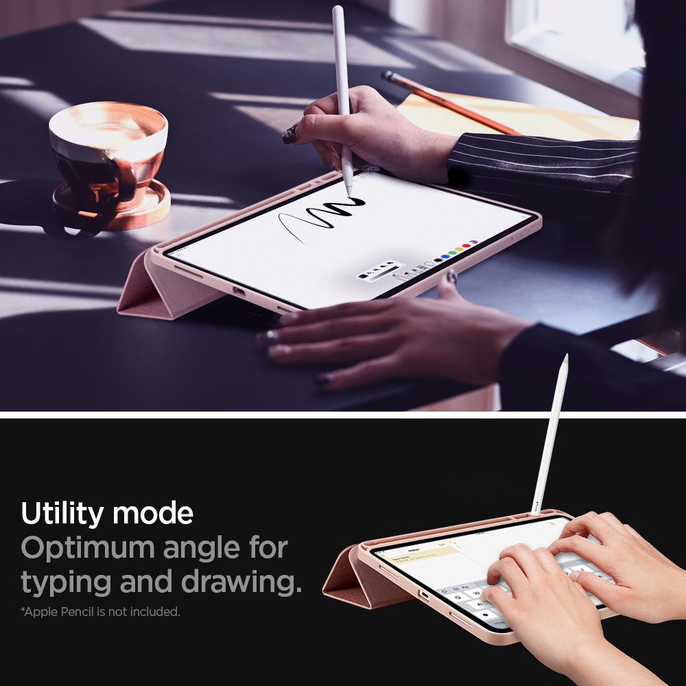 Kaitsekaaned Urban Fit, Apple iPad Pro 11" (2018/2020/2021/2022), roosakuldne, Spigen - Image 6