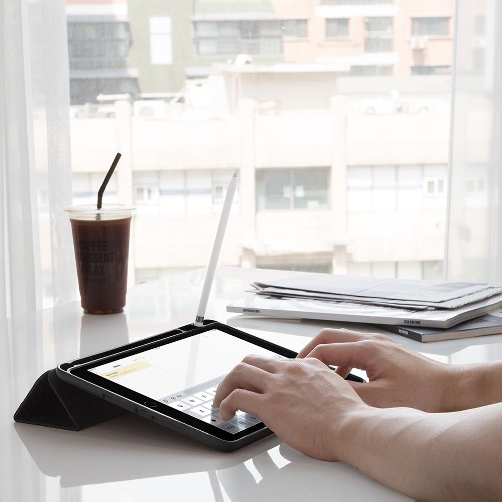 Kaitsekaaned Urban Fit, Apple iPad 10.2" (2019/2020/2021), must, Spigen - Image 13