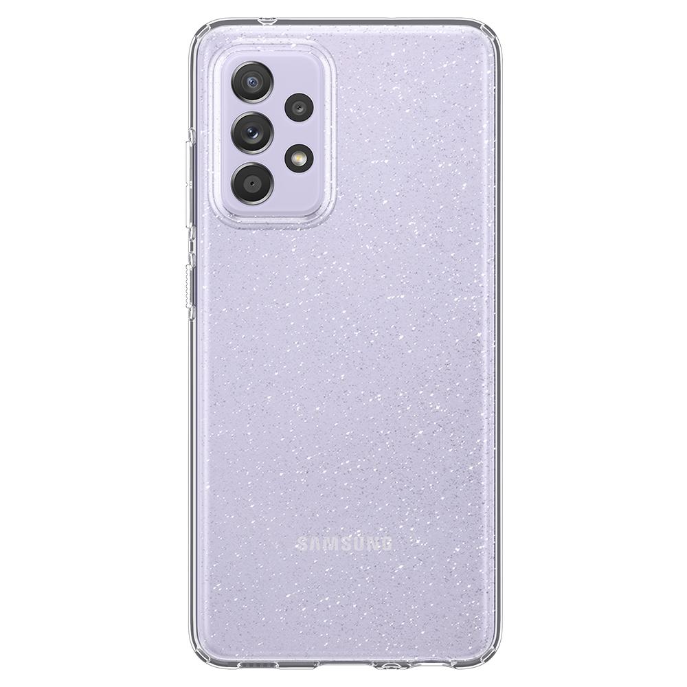 Kaitseümbris Liquid Crystal Glitter, Samsung Galaxy A72, läbipaistev, sädelusega, Spigen - Image 4