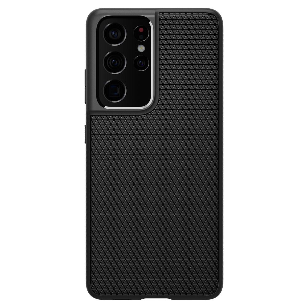 Kaitseümbris Liquid Air, Samsung Galaxy S21 Ultra 5G, must, Spigen - Image 6