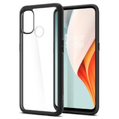 Kaitseümbris Ultra Hybrid, OnePlus Nord N100, läbipaistev musta äärega, Spigen