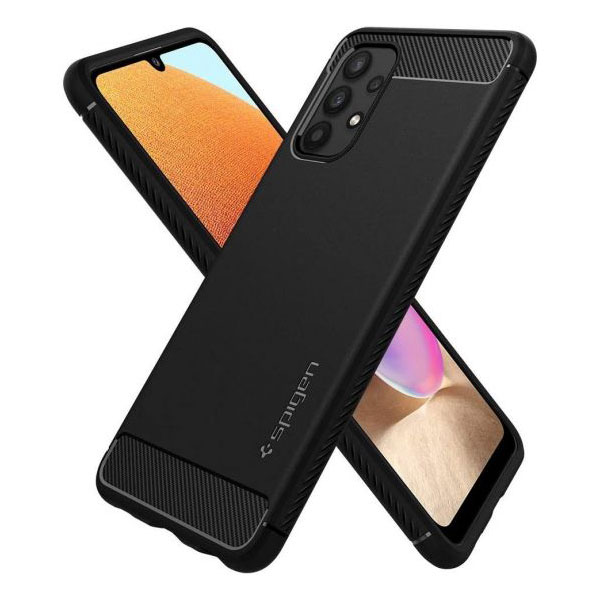 Kaitseümbris Rugged Armor, Samsung Galaxy A32, must, Spigen - Image 2