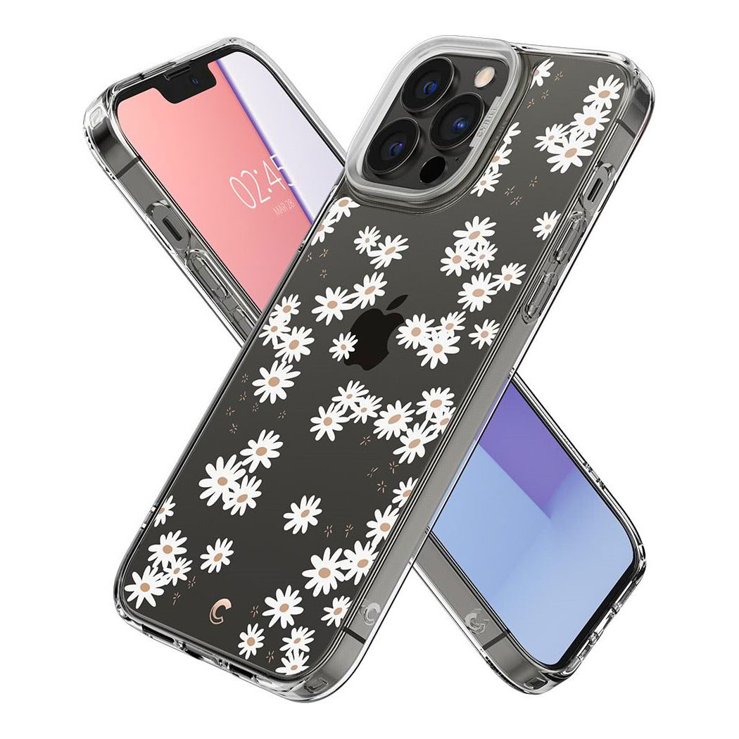 Kaitseümbris Cyrill Cecile, Apple iPhone 13 Pro Max, valge lilleline, Spigen - Image 3