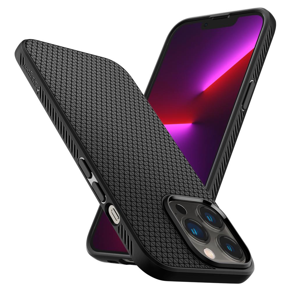 Kaitseümbris Liquid Air, Apple iPhone 13 Pro, must, Spigen - Image 2