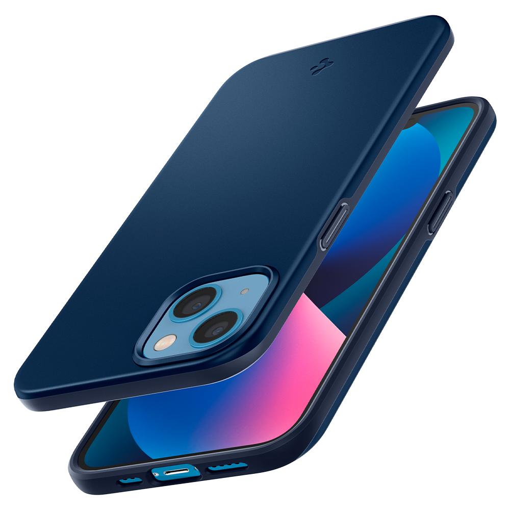 Kaitseümbris Thin Fit, Apple iPhone 13 mini, õhuke, tumesinine, Spigen - Image 2