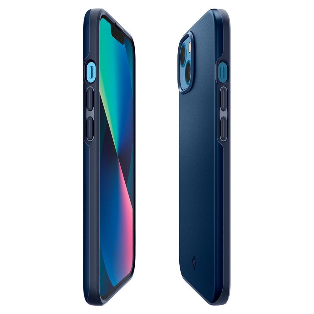 Kaitseümbris Thin Fit, Apple iPhone 13 mini, õhuke, tumesinine, Spigen - Image 4