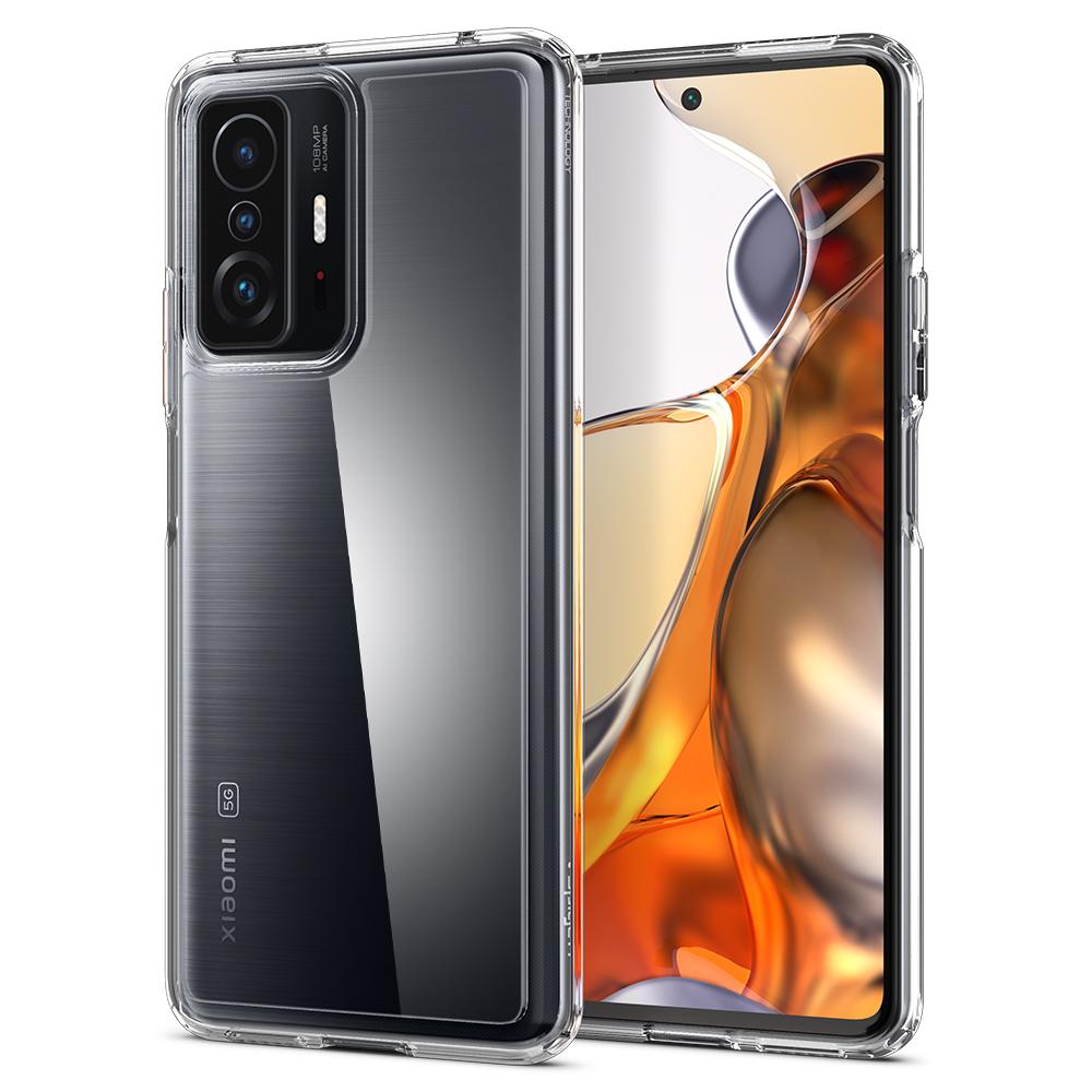 Kaitseümbris Ultra Hybrid, Xiaomi 11T / 11T Pro, läbipaistev, Spigen - Image 2