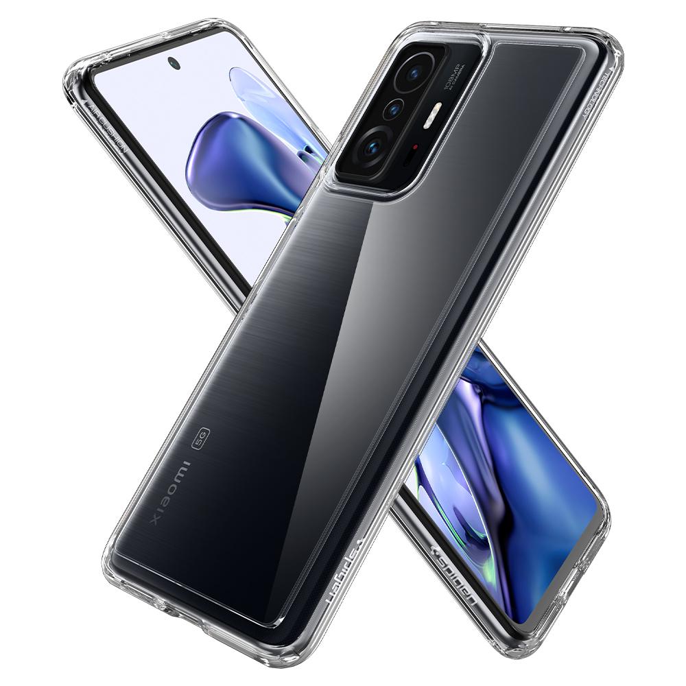 Kaitseümbris Ultra Hybrid, Xiaomi 11T / 11T Pro, läbipaistev, Spigen - Image 3