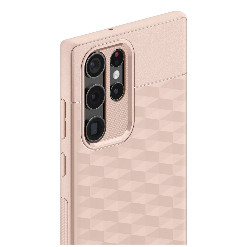 Kaitseümbris Caseology Parallax, Samsung Galaxy S22 Ultra 5G, heleroosa, Spigen - Image 3