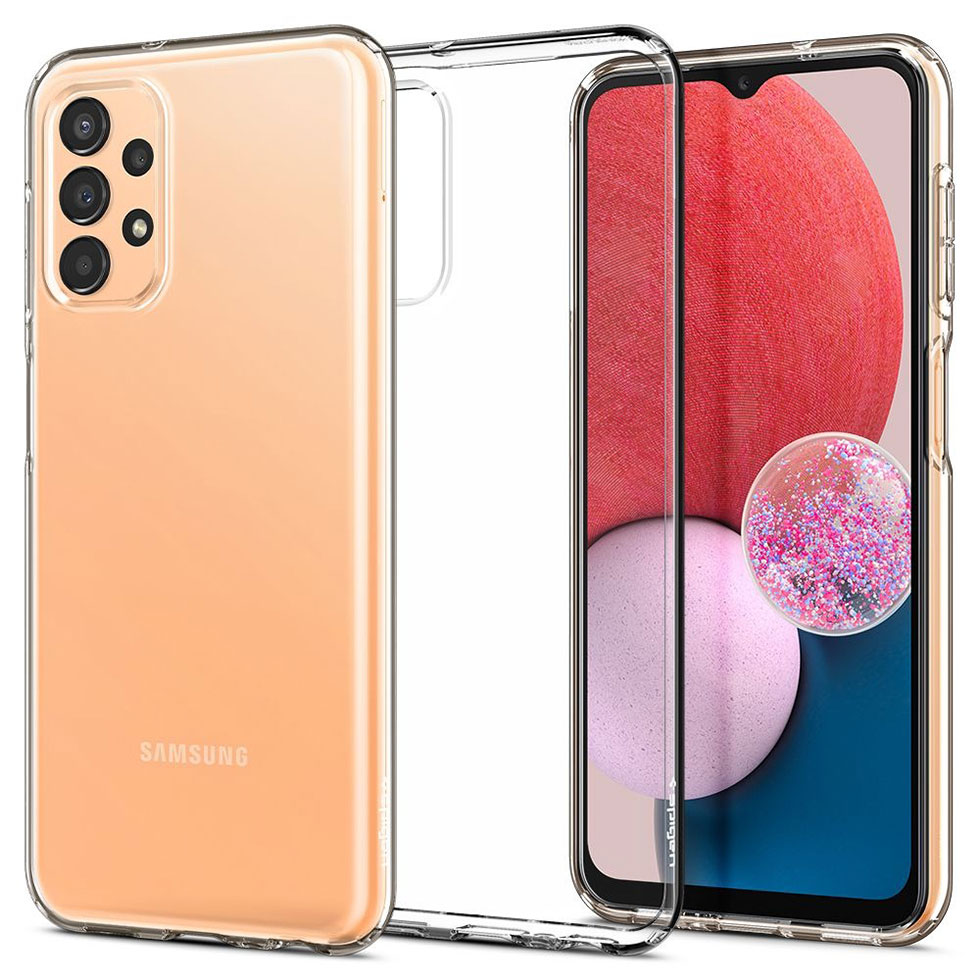 Kaitseümbris Liquid Crystal, Samsung Galaxy A13, läbipaistev, Spigen