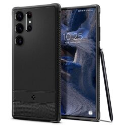 Kaitseümbris Rugged Armor, Samsung Galaxy S23 Ultra, must, Spigen