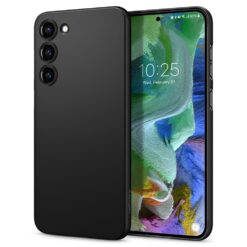 Kaitseümbris AirSkin, Samsung Galaxy S23+, must, Spigen