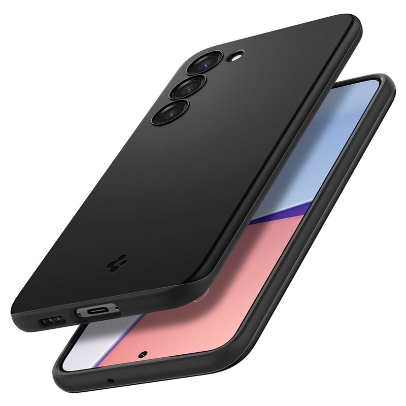 Kaitseümbris Thin Fit, Samsung Galaxy S23, must, õhuke, Spigen - Image 7