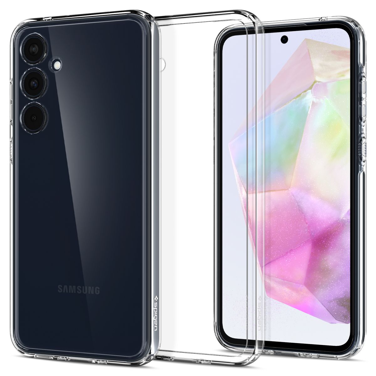 Kaitseümbris Ultra Hybrid, Samsung Galaxy A35 5G, läbipaistev, Spigen