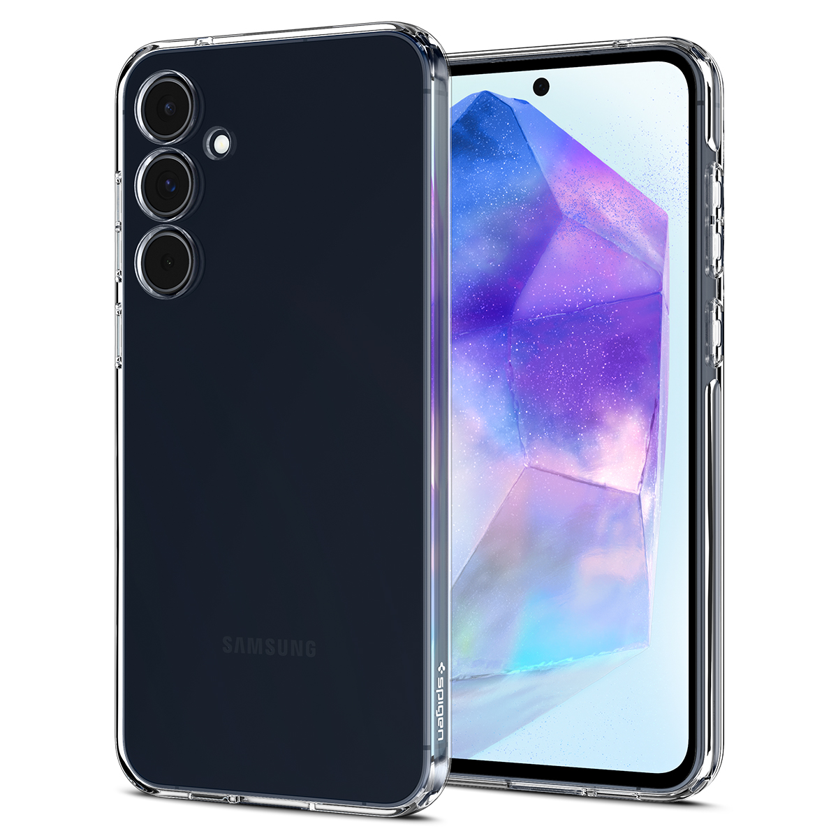 Kaitseümbris Liquid Crystal, Samsung Galaxy A55 5G, läbipaistev, Spigen