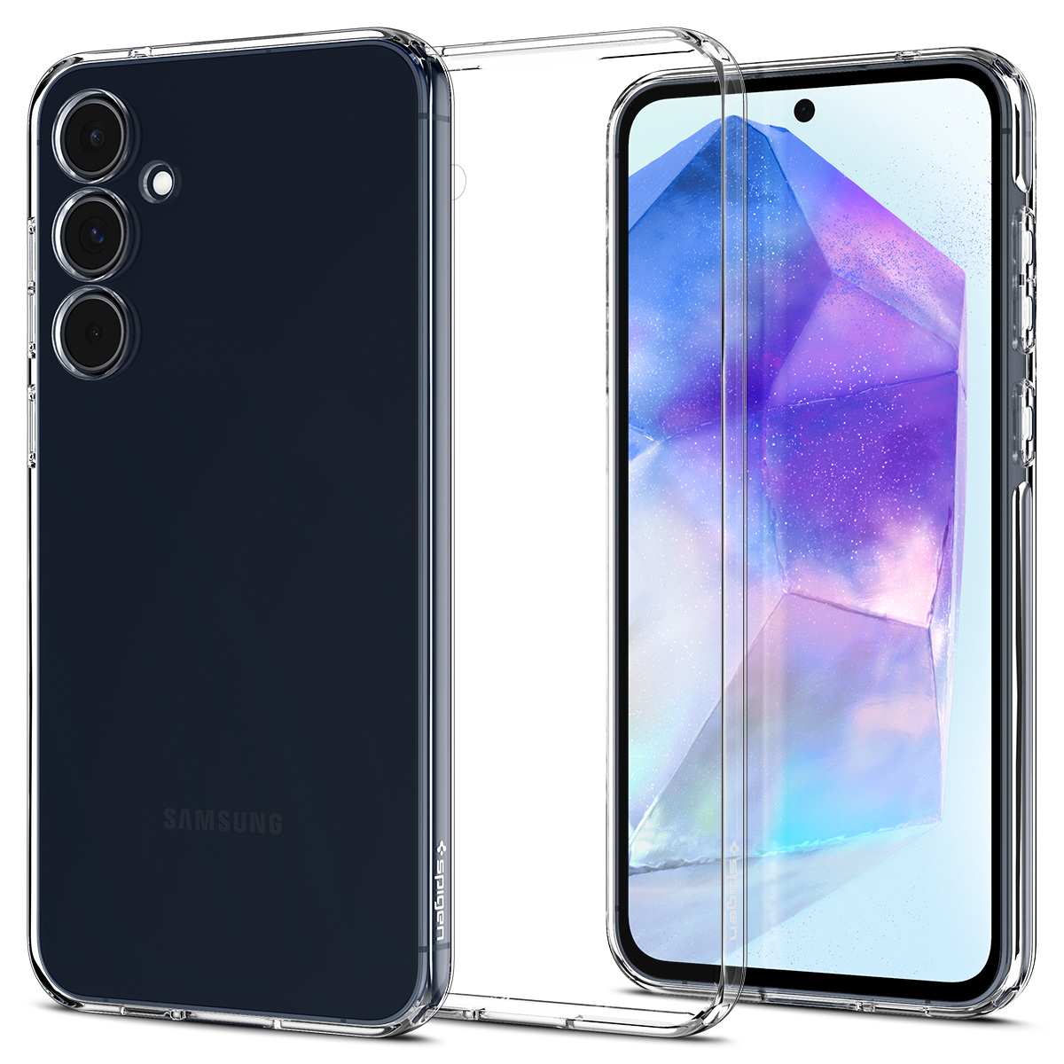 Kaitseümbris Liquid Crystal, Samsung Galaxy A55 5G, läbipaistev, Spigen - Image 2