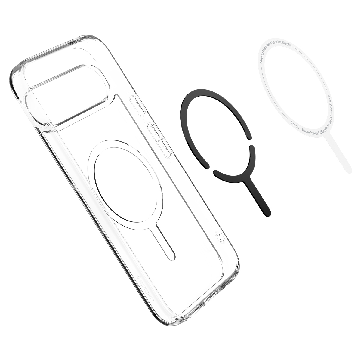 Kaitseümbris Ultra Hybrid (MagFit), Google Pixel 9 Pro XL, läbipaistev valge MagSafe ringiga, Spigen - Image 4