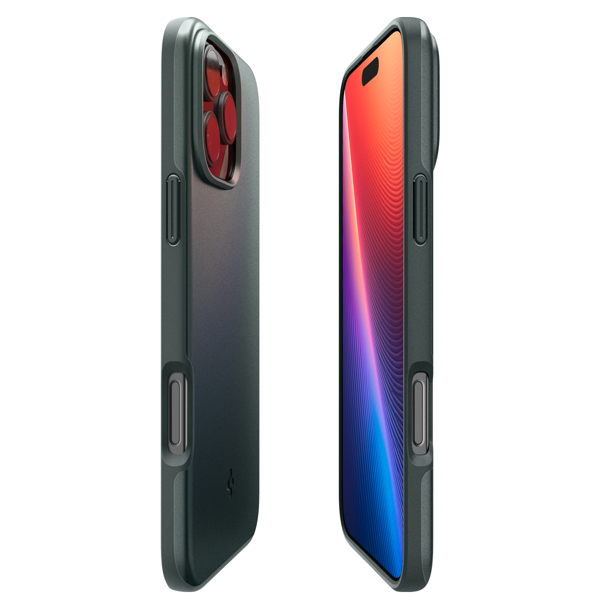 Kaitseümbris Thin Fit (MagFit), Apple iPhone 16 Pro Max, tumeroheline, õhuke, MagSafe, Spigen - Image 6