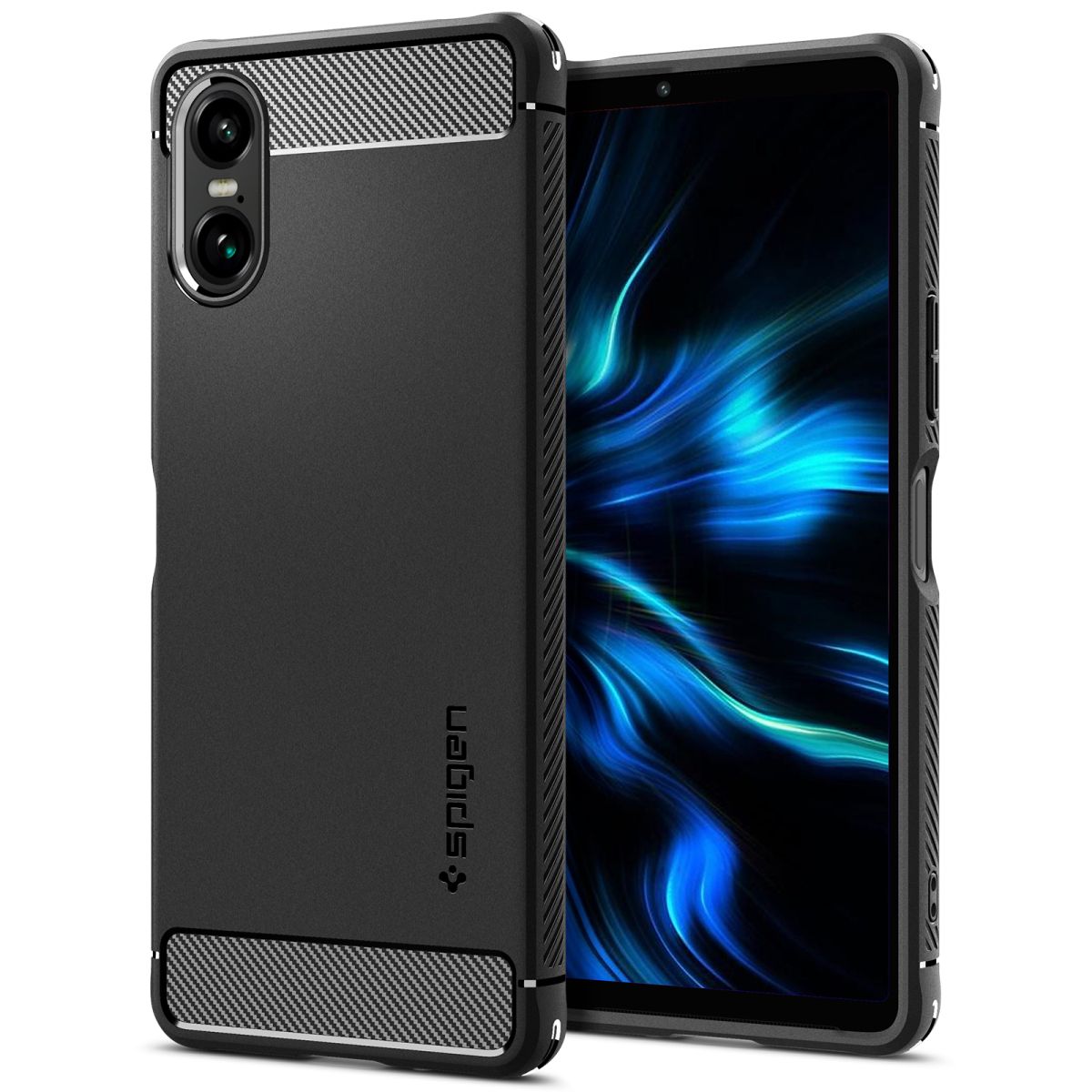 Kaitseümbris Rugged Armor, Sony Xperia 10 VI, must, Spigen
