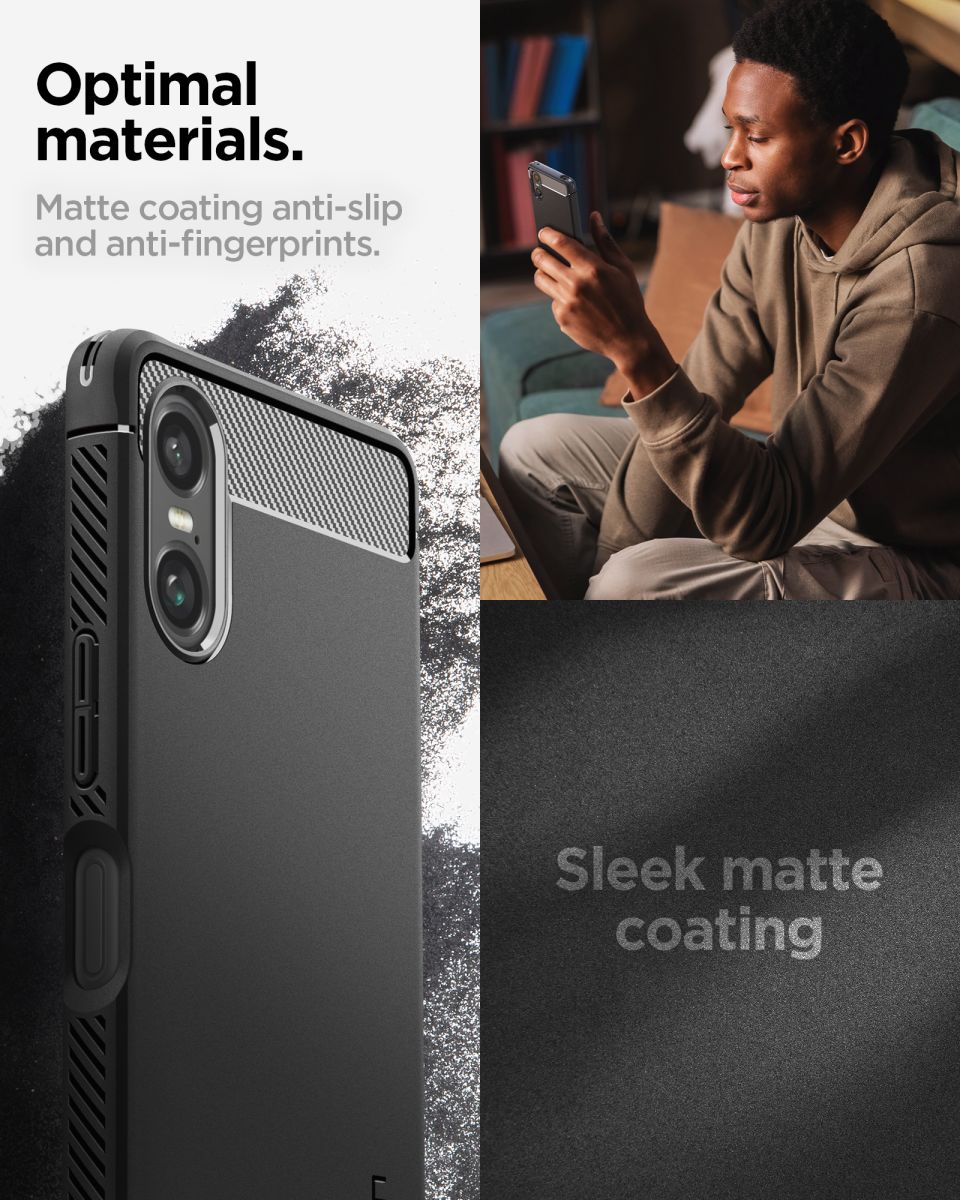 Kaitseümbris Rugged Armor, Sony Xperia 10 VI, must, Spigen - Image 9