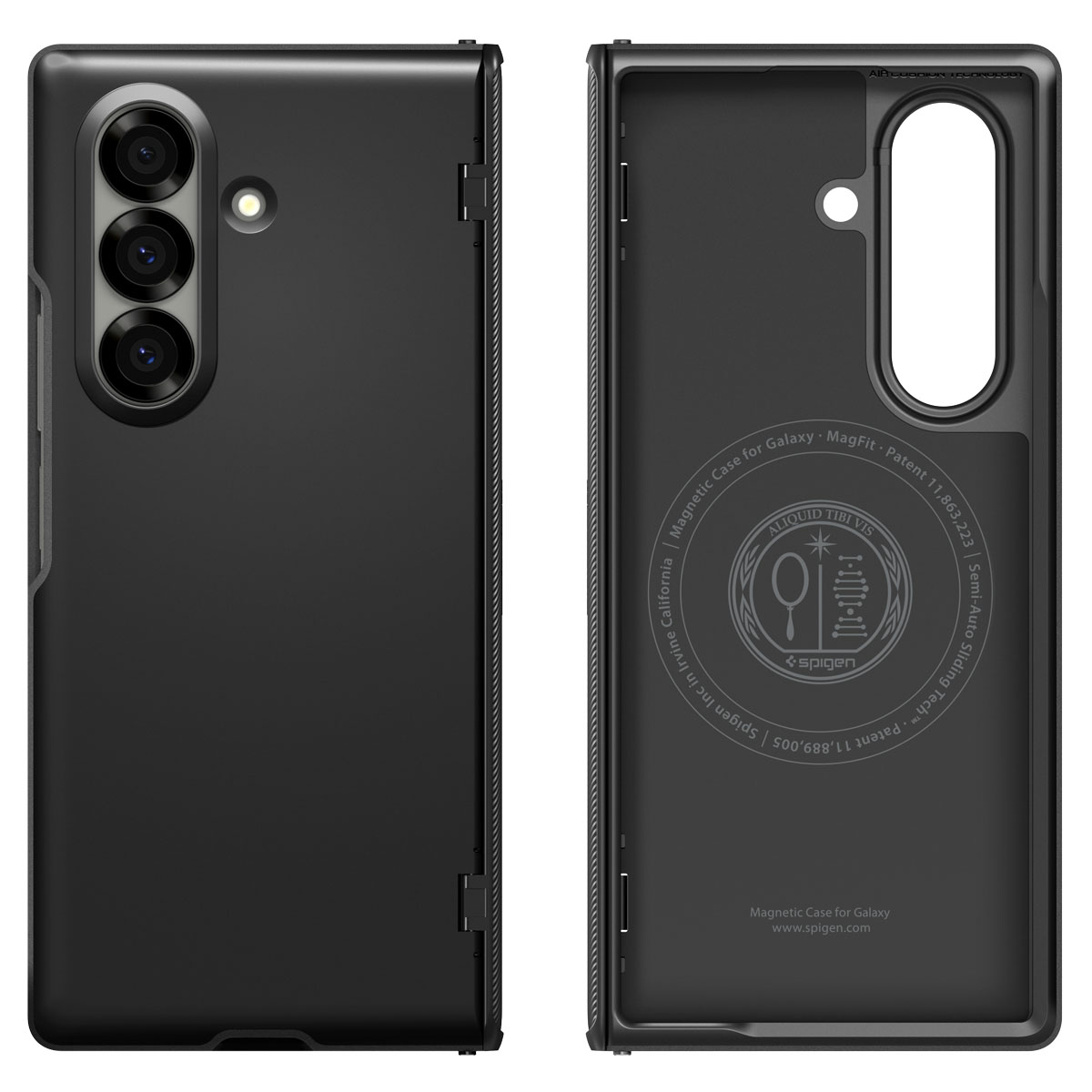 Kaitseümbris Slim Armor Pro (MagFit), Samsung Galaxy Z Fold7, must, Qi2/MagSafe toega, Spigen - Image 13