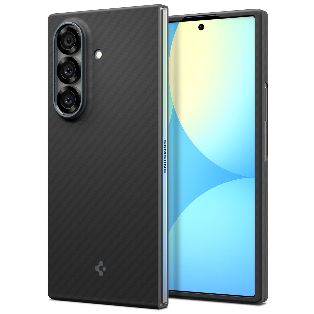 Kaitseümbris AirSkin Aramid, Samsung Galaxy Z Fold7, must, Spigen