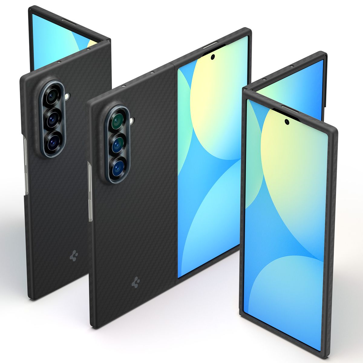 Kaitseümbris AirSkin Aramid, Samsung Galaxy Z Fold7, must, Spigen - Image 7