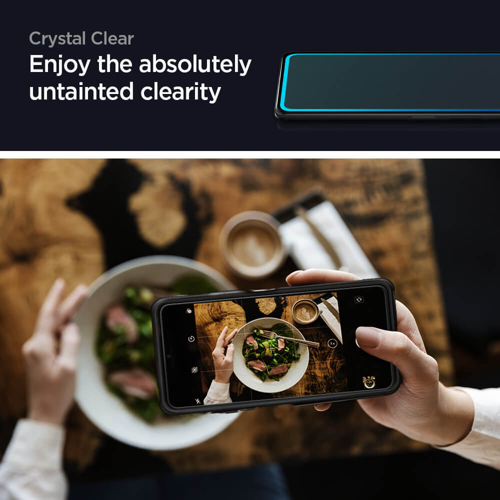 Kaitseklaas Glas.tR Full Cover, Xiaomi Redmi Note 10 Pro / 10 Pro Max / Mi 11i / Poco F3, Spigen - Image 5