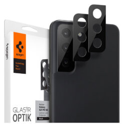 Tagakaamera kaitseklaas Optik Lens Protector, Samsung Galaxy S21 FE 5G, komplektis 2tk, must, Spigen