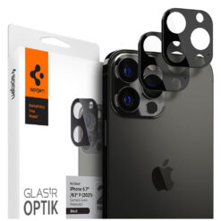 Tagakaamera kaitseklaas Optik Lens Protector, Apple iPhone 13 Pro / 13 Pro Max, komplektis 2tk, must, Spigen