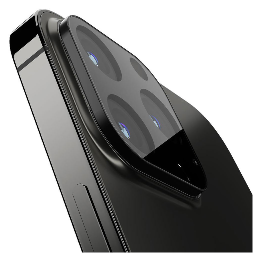 Tagakaamera kaitseklaas Optik Lens Protector, Apple iPhone 13 Pro / 13 Pro Max, komplektis 2tk, must, Spigen - Image 2