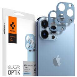 Tagakaamera kaitseklaas Optik Lens Protector, Apple iPhone 13 Pro / 13 Pro Max, komplektis 2tk, sinine, Spigen