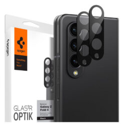 Tagakaamera kaitseklaas Optik Lens Protector, Samsung Galaxy Z Fold4, komplektis 2tk, must, Spigen