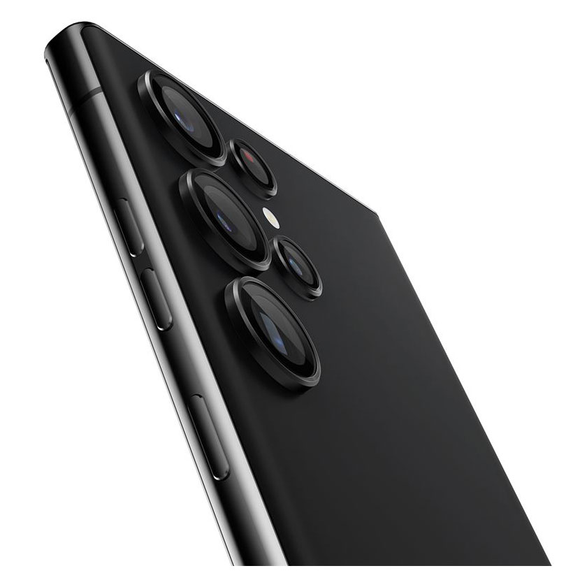 Tagakaamera kaitseklaas EZ Fit Optik Pro Lens Protector, Samsung Galaxy S23 Ultra, komplektis 2tk, must, Spigen - Image 4