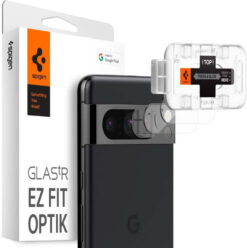 Tagakaamerate kaitseklaas EZ Fit Optik, Google Pixel 8 Pro, komplektis 2tk, läbipaistev, Spigen