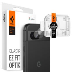Tagakaamerate kaitseklaas EZ Fit Optik, Google Pixel 8a, komplektis 2tk, läbipaistev, Spigen