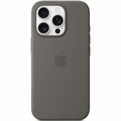 Apple iPhone 16 Pro Silicone Case with MagSafe Stone Gray - (uus)