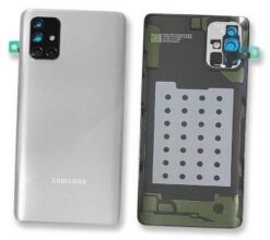 Back cover for Samsung A715 A71 2020 Haze Crush Silver original (used Grade B)