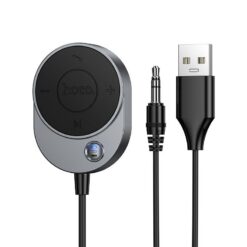 Bluetooth transmiter Hoco (E150) (bluetooth v5.3, 3,5mm AUX) black