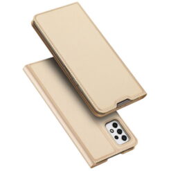 Kaitseümbris kaanega Skin Pro, Samsung Galaxy A53 5G, kuldne, Dux Ducis