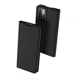 Kaitseümbris kaanega Skin Pro, Xiaomi Redmi Note 11 Pro+ 5G, must, Dux Ducis