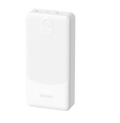 External battery POWER BANK Dudao (K10) 10000mAh (1xUSB-C ; 2xUSB 2.4A) white