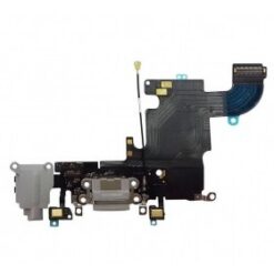 Flex for iPhone 6S for audio and charging connector with microphone light grey ORG