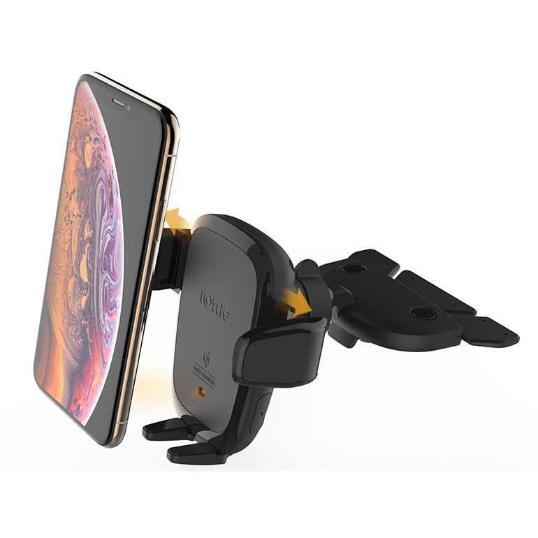 Juhtmevaba laadimisega autohoidik ventilatsiooniavasse / CD pesasse, Auto Sense, automaatselt avanev, iOttie - Image 4