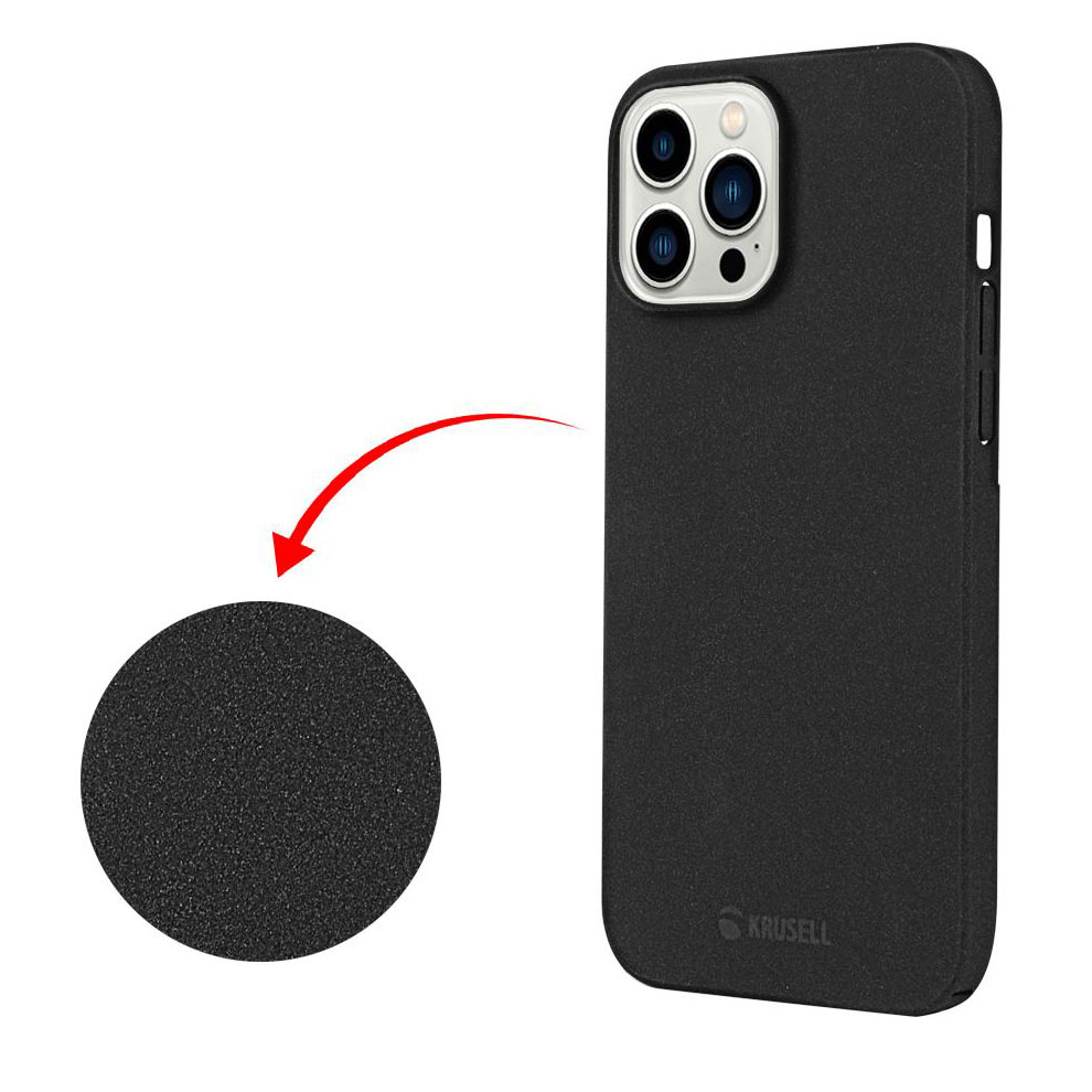 Kaitseümbris SandCover, Apple iPhone 13 Pro, õhuke, must, Krusell - Image 5