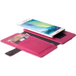 Kaitseümbris kaanega Malmö FlipWallet Slide, universaalne, 4XL, roosa, Krusell